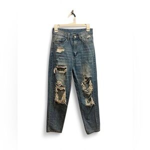 Xs distressed boyfriend jeans